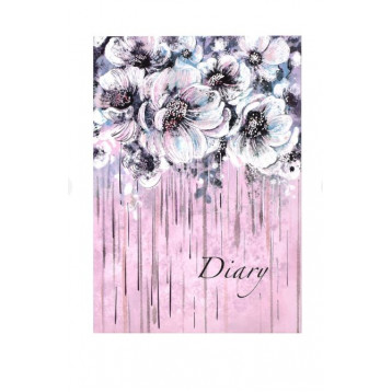 Ежедневник недатир А5 DIARY "Цветы", 80 л