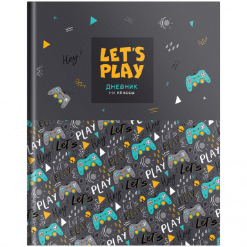 Дневник 1-11 кл. 40л. (твердый) ArtSpace "Let's play", матовая ламинация, выборочный лак