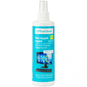 Чистящая жидкость-спрей OfficeClean для пластиковых поверхностей, компьютеров, телефонов, факс-а