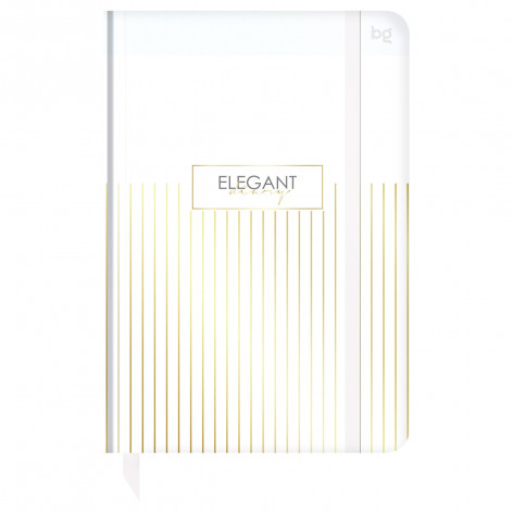 Ежедневник недатированный А5, 136л., BG "Minimal. White", глянец, отд. фольгой Ежедневник недатированный А5, 136л., BG "Minimal. White", глянец, отд. фольгой