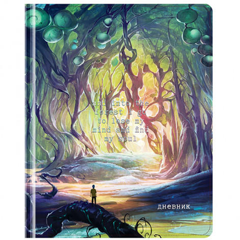 Дневник 1-11 кл. 48 л., Greenwich Line "Fairy", мягкая обложка, искусственная кожа