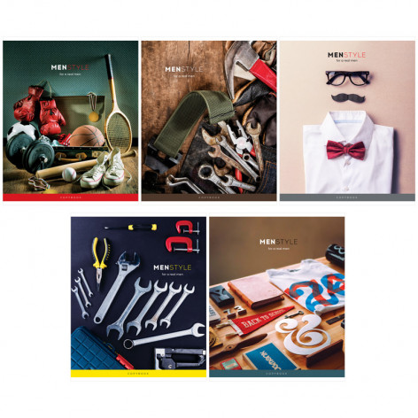 Тетрадь 96л.А5 клетка ArtSpace Стиль Mens 282107