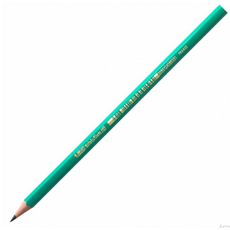 Карандаш ч/г Bic "Evolution" HB, с ластиком, заточен., пластиковый Карандаш ч/г Bic "Evolution" HB, с ластиком, заточен., пластиковый