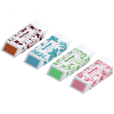 Ластик Berlingo "Aroma", прямоугольный, скошенный, 58*22*20мм Ластик Berlingo "Aroma", прямоугольный, скошенный, 58*22*20мм