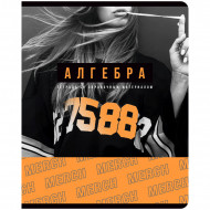 Тетрадь предметная 48л. BG "Merch" - Алгебра, неон