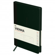 Ежедневник недатированный, А5, 136л., кожзам, BG "Vienna. Dark green", темно-зеленый