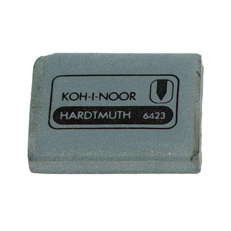 Ластик-клячка KOH-I-NOOR, 47*36*10 мм, супермягкий, серый