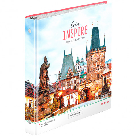 Тетрадь на кольцах А5, 160л., 7БЦ, ArtSpace "Путешествия. Let`s inspire" Тетрадь на кольцах А5, 160л., 7БЦ, ArtSpace "Путешествия. Let`s inspire"