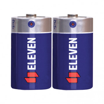 Батарейка Eleven D (R20) солевая, шт