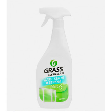 Средство для мытья стёкол GrassClean 2в1 супер блеск и защита, 600 мл