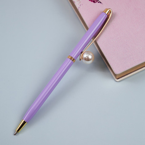 Ручка шариковая автоматическая MESHU "Lilac jewel" синяя, 1,0мм Ручка шариковая автоматическая MESHU "Lilac jewel" синяя, 1,0мм