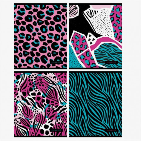 Тетрадь 48л., А5, клетка на гребне ArtSpace "Стиль. Wild"